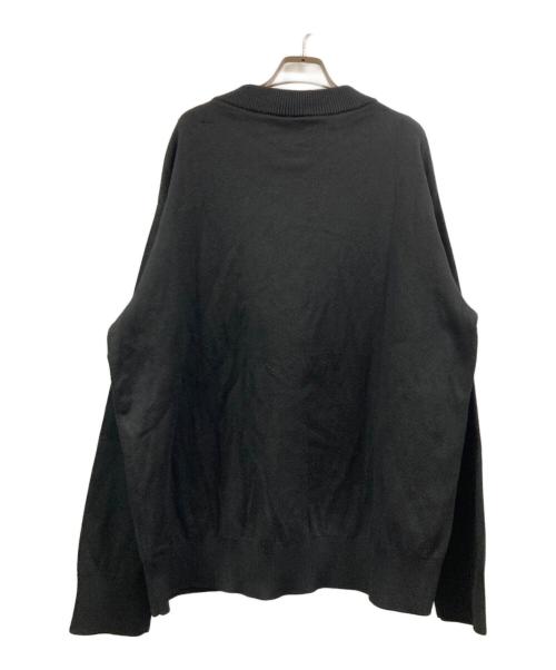 Y-3（ワイスリー）Y-3 (ワイスリー) LOGO INTARSIA KNIT CARDIGAN ブラック サイズ:2XSの古着・服飾アイテム