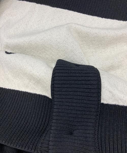 Y-3（ワイスリー）Y-3 (ワイスリー) LOGO INTARSIA KNIT CARDIGAN ブラック サイズ:2XSの古着・服飾アイテム