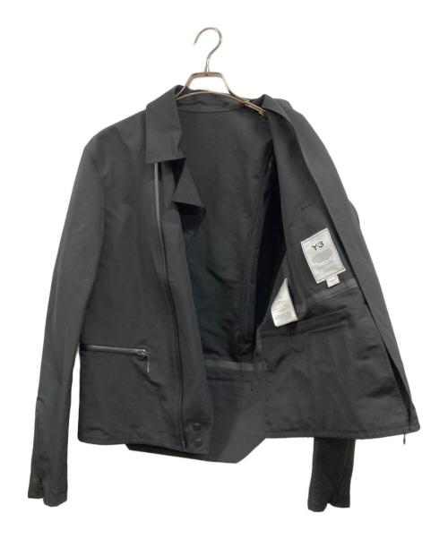 Y-3（ワイスリー）Y-3 (ワイスリー) CLASSIC DENSE WOVEN BIKER JACKET ブラック サイズ:Sの古着・服飾アイテム