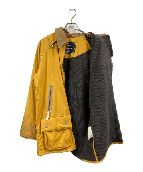 and wander（アンドワンダー）and wander (アンドワンダー) Barbour (バブアー) リップフード ジャケット イエロー サイズ:3の古着・服飾アイテム