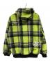 AAPE BY A BATHING APE (エーエイプ バイ アベイシングエイプ) タータンチェック フーデッドジップアップ ジャケット グリーン サイズ:Ⅼ：10000円