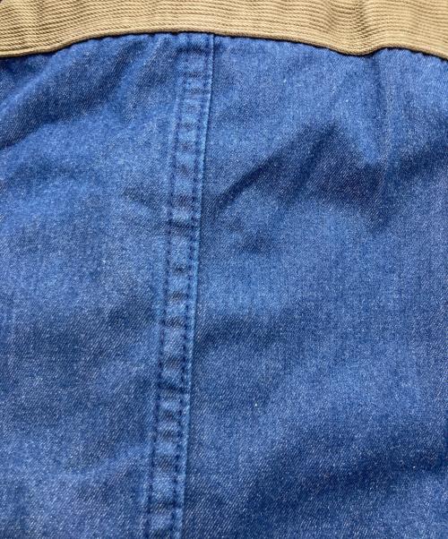 WHITE MOUNTAINEERING（ホワイトマウンテ二アニング）WHITE MOUNTAINEERING (ホワイトマウンテ二アニング) LEVI'S (リーバイス) デニム切替モッズコート カーキインディゴ サイズ:Mの古着・服飾アイテム