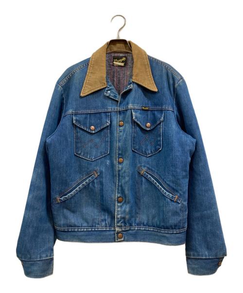 Wrangler（ラングラー）Wrangler (ラングラー) ブランケットライナージャケット インディゴ サイズ:42の古着・服飾アイテム