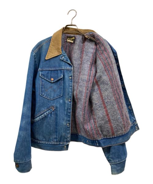 Wrangler（ラングラー）Wrangler (ラングラー) ブランケットライナージャケット インディゴ サイズ:42の古着・服飾アイテム