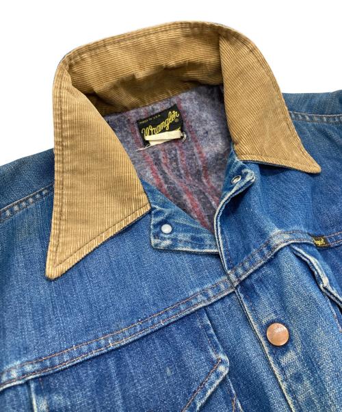 Wrangler（ラングラー）Wrangler (ラングラー) ブランケットライナージャケット インディゴ サイズ:42の古着・服飾アイテム