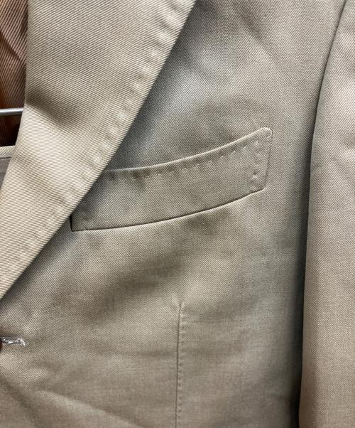 BEAMS F（ビームスエフ）BEAMS F (ビームスエフ) WOOL SALAROセットアップスーツ ベージュ サイズ:46の古着・服飾アイテム