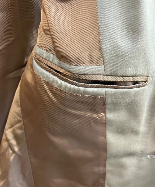 BEAMS F（ビームスエフ）BEAMS F (ビームスエフ) WOOL SALAROセットアップスーツ ベージュ サイズ:46の古着・服飾アイテム