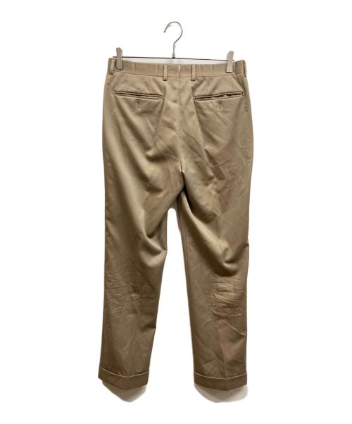 BEAMS F（ビームスエフ）BEAMS F (ビームスエフ) WOOL SALAROセットアップスーツ ベージュ サイズ:46の古着・服飾アイテム