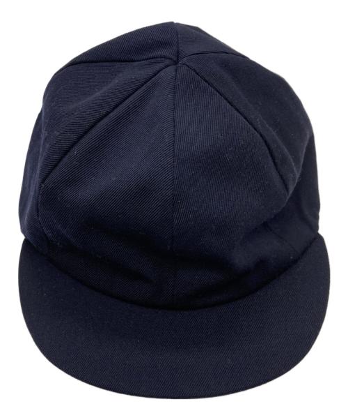 COMOLI（コモリ）COMOLI (コモリ) ウールシルク6パネルキャップ ネイビーの古着・服飾アイテム
