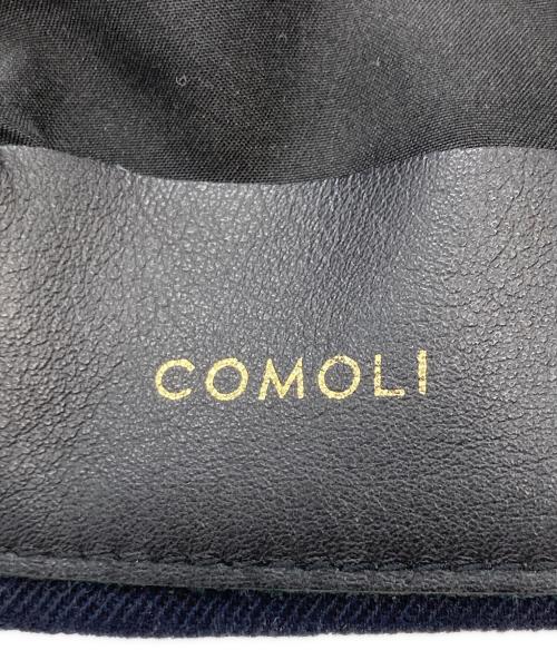 COMOLI（コモリ）COMOLI (コモリ) ウールシルク6パネルキャップ ネイビーの古着・服飾アイテム