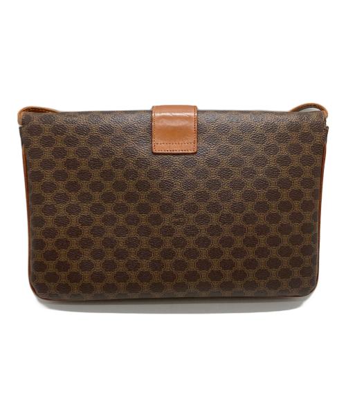 CELINE（セリーヌ）CELINE (セリーヌ) マカダム柄ショルダーバッグ ブラウンの古着・服飾アイテム