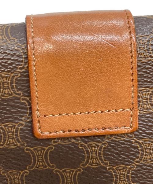 CELINE（セリーヌ）CELINE (セリーヌ) マカダム柄ショルダーバッグ ブラウンの古着・服飾アイテム