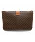 CELINE (セリーヌ) マカダム柄ショルダーバッグ ブラウン：12000円
