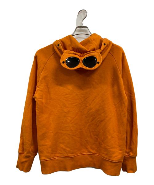 C.P COMPANY（シーピーカンパニー）C.P COMPANY (シーピーカンパニー) Diagonal Raised Fleece Goggle FullZip オレンジ サイズ:Sの古着・服飾アイテム
