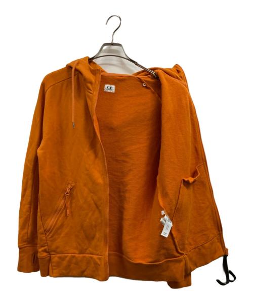 C.P COMPANY（シーピーカンパニー）C.P COMPANY (シーピーカンパニー) Diagonal Raised Fleece Goggle FullZip オレンジ サイズ:Sの古着・服飾アイテム