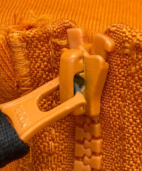 C.P COMPANY（シーピーカンパニー）C.P COMPANY (シーピーカンパニー) Diagonal Raised Fleece Goggle FullZip オレンジ サイズ:Sの古着・服飾アイテム