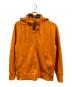 C.P COMPANY（シーピーカンパニー）の古着「Diagonal Raised Fleece Goggle FullZip」｜オレンジ