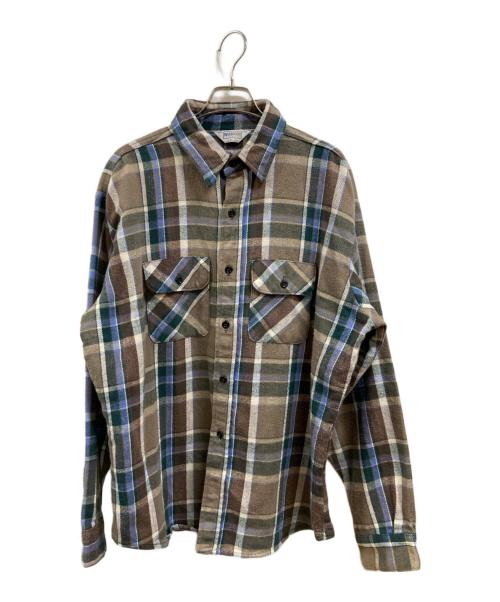 FIVE BROTHER（ファイブブラザー）FIVE BROTHER (ファイブブラザー) ヘビーネルシャツ ベージュ サイズ:表記なしの古着・服飾アイテム