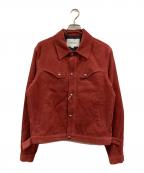 Tonywackトニーワック）の古着「WASHED CORDUROY WESTERN TRUCKER」｜レッド