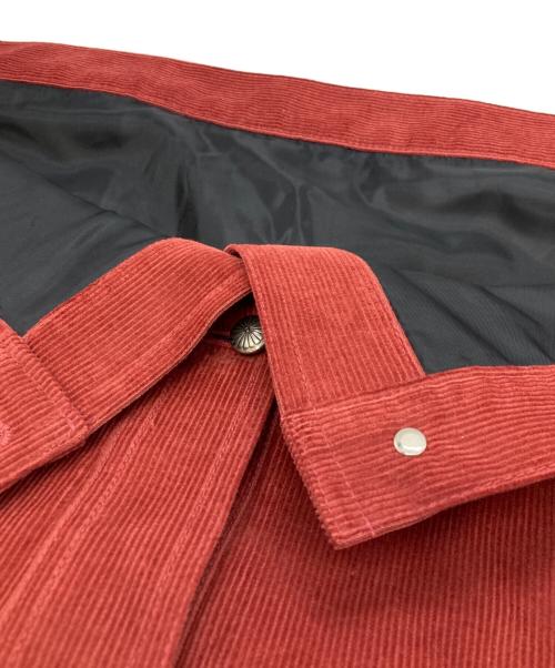 Tonywack（トニーワック）TONYWACK (トニーワック) WASHED CORDUROY WESTERN TRUCKER レッド サイズ:L 未使用品の古着・服飾アイテム