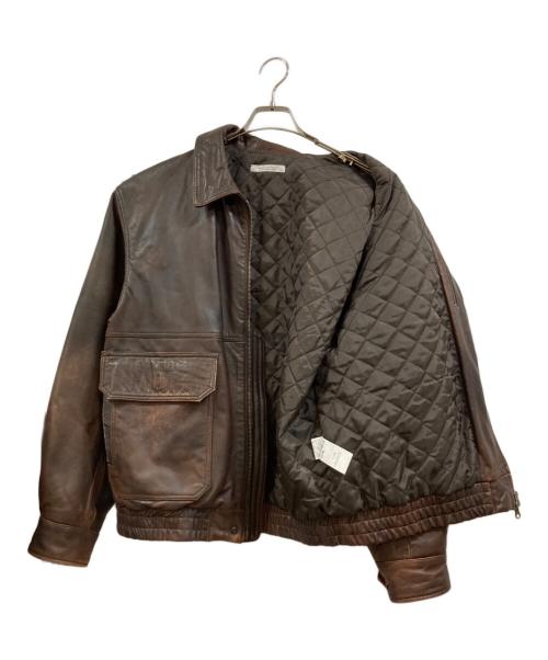JOURNAL STANDARD（ジャーナルスタンダード）JOURNAL STANDARD (ジャーナルスタンダード) ラム ダッド レザー ヴィンテージ ブラウン サイズ:Ｌの古着・服飾アイテム