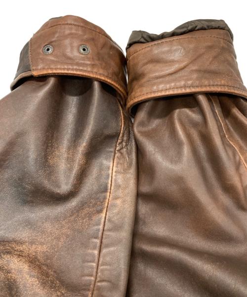 JOURNAL STANDARD（ジャーナルスタンダード）JOURNAL STANDARD (ジャーナルスタンダード) ラム ダッド レザー ヴィンテージ ブラウン サイズ:Ｌの古着・服飾アイテム