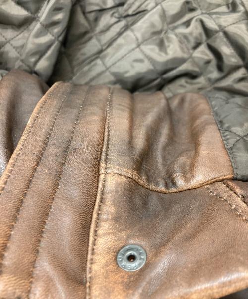 JOURNAL STANDARD（ジャーナルスタンダード）JOURNAL STANDARD (ジャーナルスタンダード) ラム ダッド レザー ヴィンテージ ブラウン サイズ:Ｌの古着・服飾アイテム