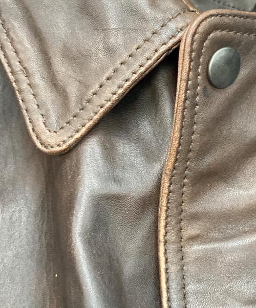 JOURNAL STANDARD（ジャーナルスタンダード）JOURNAL STANDARD (ジャーナルスタンダード) ラム ダッド レザー ヴィンテージ ブラウン サイズ:Ｌの古着・服飾アイテム