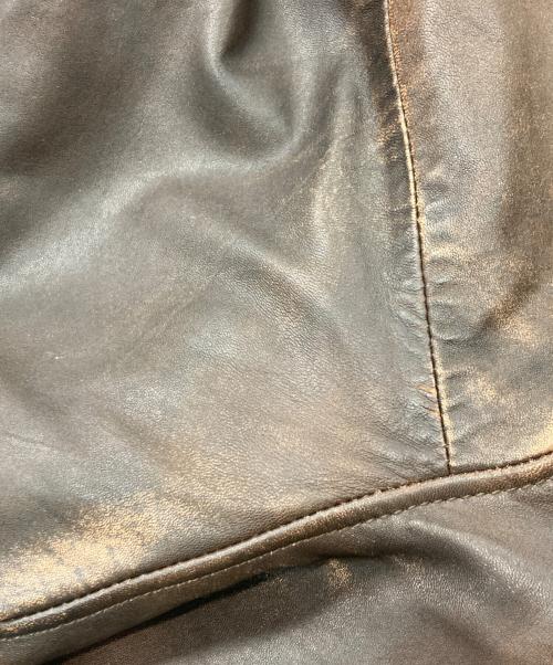 JOURNAL STANDARD（ジャーナルスタンダード）JOURNAL STANDARD (ジャーナルスタンダード) ラム ダッド レザー ヴィンテージ ブラウン サイズ:Ｌの古着・服飾アイテム