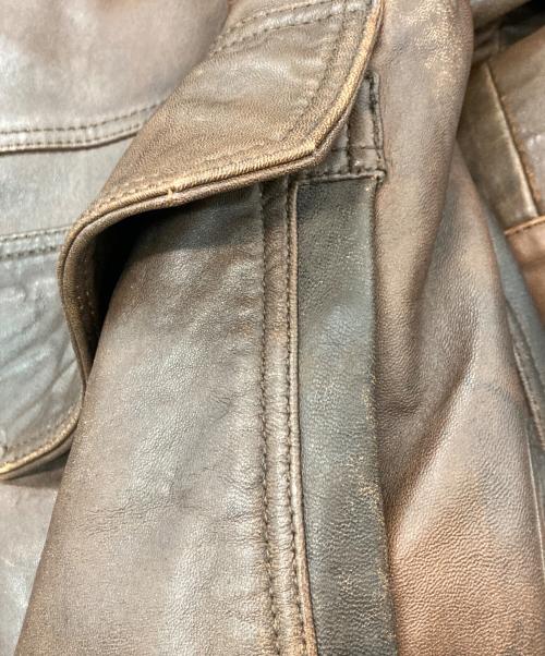 JOURNAL STANDARD（ジャーナルスタンダード）JOURNAL STANDARD (ジャーナルスタンダード) ラム ダッド レザー ヴィンテージ ブラウン サイズ:Ｌの古着・服飾アイテム