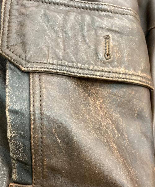 JOURNAL STANDARD（ジャーナルスタンダード）JOURNAL STANDARD (ジャーナルスタンダード) ラム ダッド レザー ヴィンテージ ブラウン サイズ:Ｌの古着・服飾アイテム