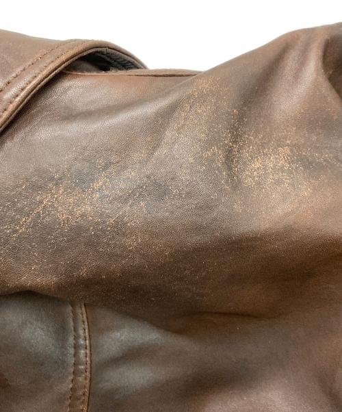 JOURNAL STANDARD（ジャーナルスタンダード）JOURNAL STANDARD (ジャーナルスタンダード) ラム ダッド レザー ヴィンテージ ブラウン サイズ:Ｌの古着・服飾アイテム
