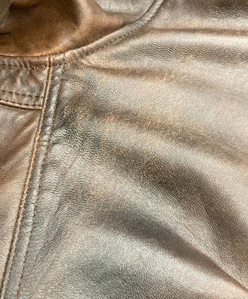 JOURNAL STANDARD（ジャーナルスタンダード）JOURNAL STANDARD (ジャーナルスタンダード) ラム ダッド レザー ヴィンテージ ブラウン サイズ:Ｌの古着・服飾アイテム