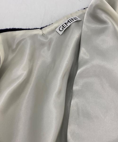 Gemini（ゲミニー）Gemini (ゲミニー) Whim Gazette (ウィムガゼット) ニットジャケット ネイビー サイズ:FREEの古着・服飾アイテム