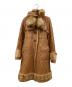 BURBERRY BLUE LABEL（バーバリー ブルー レーベル）の古着「ラムレザーキルティングコート」｜ブラウン