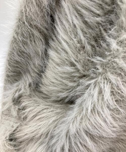 jent louis（ジェントルイス）JENT LOUIS (ジェントルイス) Neck Pierce Shaggy Knit グレー サイズ:Ｍの古着・服飾アイテム