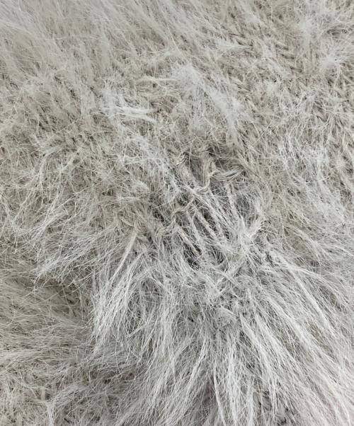 jent louis（ジェントルイス）JENT LOUIS (ジェントルイス) Neck Pierce Shaggy Knit グレー サイズ:Ｍの古着・服飾アイテム