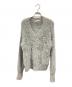 JENT LOUIS（ジェントルイス）の古着「Neck Pierce Shaggy Knit」｜グレー