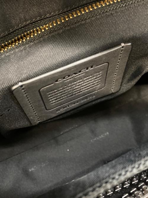 COACH（コーチ）COACH (コーチ) MANHATTAN BIKE BAG ブラックの古着・服飾アイテム