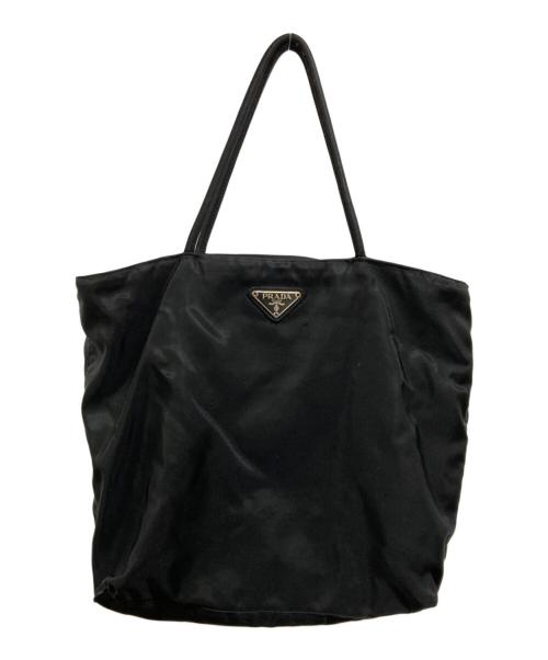 PRADA（プラダ）PRADA (プラダ) ナイロントートバッグ ブラックの古着・服飾アイテム