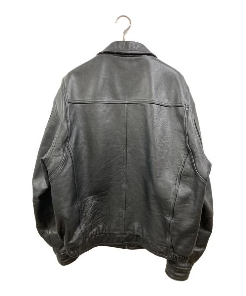 wilsons leather（ウィルソンズレザー）wilsons leather (ウィルソンズレザー) レザージャケット ブラック サイズ:Lの古着・服飾アイテム