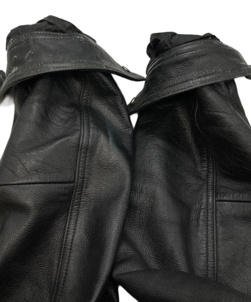 wilsons leather（ウィルソンズレザー）wilsons leather (ウィルソンズレザー) レザージャケット ブラック サイズ:Lの古着・服飾アイテム