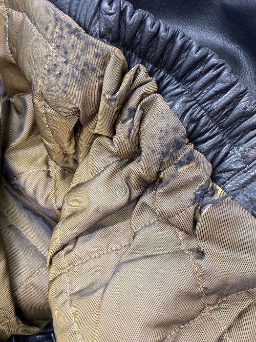 wilsons leather（ウィルソンズレザー）wilsons leather (ウィルソンズレザー) レザージャケット ブラック サイズ:Lの古着・服飾アイテム