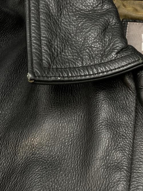 wilsons leather（ウィルソンズレザー）wilsons leather (ウィルソンズレザー) レザージャケット ブラック サイズ:Lの古着・服飾アイテム