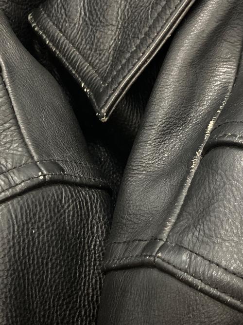 wilsons leather（ウィルソンズレザー）wilsons leather (ウィルソンズレザー) レザージャケット ブラック サイズ:Lの古着・服飾アイテム