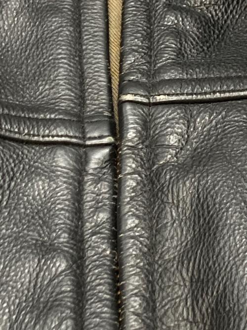wilsons leather（ウィルソンズレザー）wilsons leather (ウィルソンズレザー) レザージャケット ブラック サイズ:Lの古着・服飾アイテム