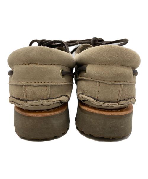 Timberland（ティンバーランド）Timberland (ティンバーランド) 3-Eye Lug Handsewn Boat Shoes ベージュ サイズ:25cmの古着・服飾アイテム