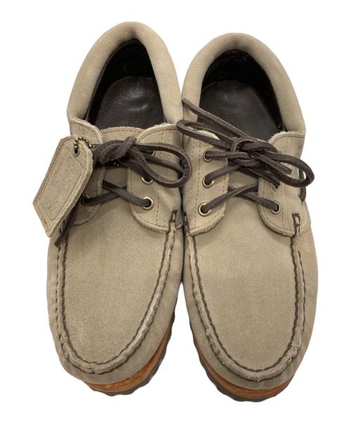 Timberland（ティンバーランド）Timberland (ティンバーランド) 3-Eye Lug Handsewn Boat Shoes ベージュ サイズ:25cmの古着・服飾アイテム