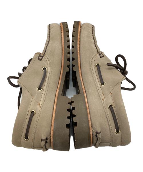 Timberland（ティンバーランド）Timberland (ティンバーランド) 3-Eye Lug Handsewn Boat Shoes ベージュ サイズ:25cmの古着・服飾アイテム