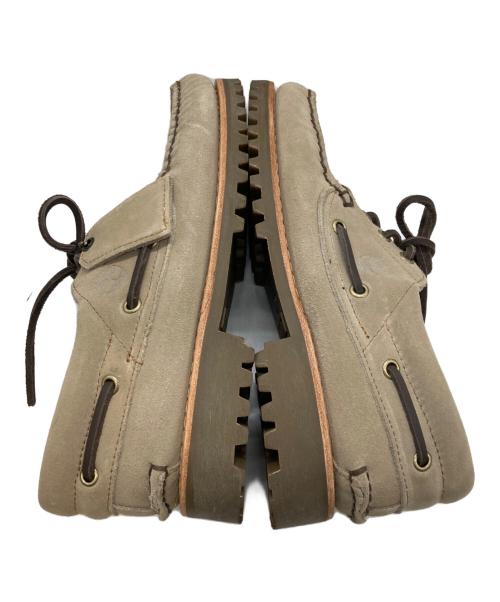 Timberland（ティンバーランド）Timberland (ティンバーランド) 3-Eye Lug Handsewn Boat Shoes ベージュ サイズ:25cmの古着・服飾アイテム